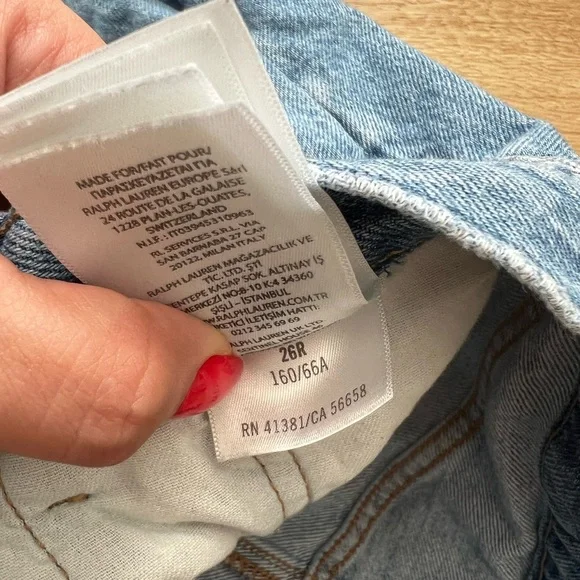 Polo by Ralph Lauren Blue Denim Midi Skirt - Picture 3 of 5